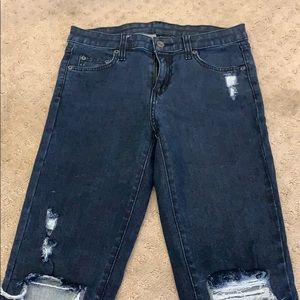 Lace up carmar jeans